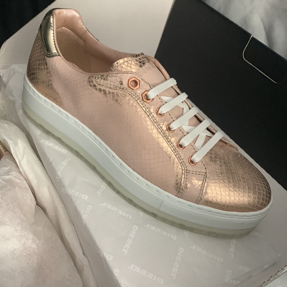 Diesel platform sneakers